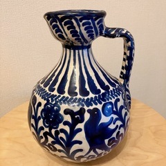 アンティークスペイン陶器　水差し