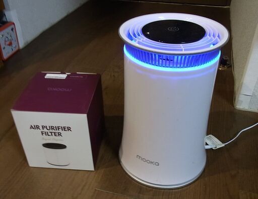 MOOKA 空気清浄機＋予備フィルター付き