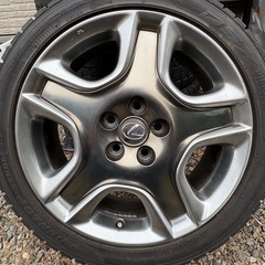 トヨタ　レクサス純正　ダンロップスタットレスホイール付きタイヤ