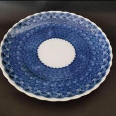 有田焼　肥前　
嘉名衛門　峯山　
大皿　28cm 2枚　
新品未使用
箱無し


の画像