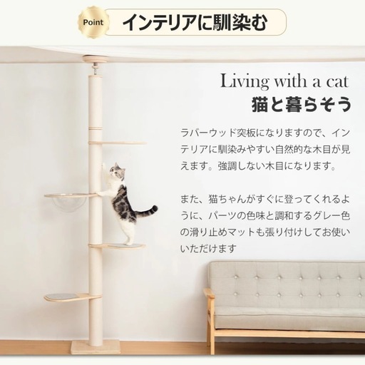 ［お譲り先決まりました］キャットタワー　
