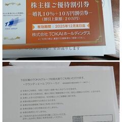 TOKAIホールディングス 株主優待券