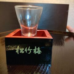 冷酒グラスと鱒のセット