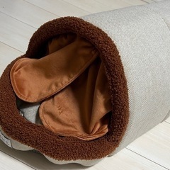 【ほぼ未使用】カーテン付きペットベッド