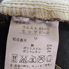 axes femmeアクシーズファム 裾レースデニムの画像