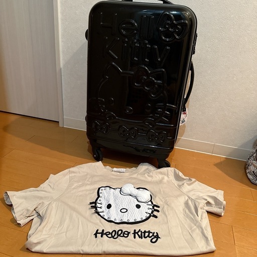 キティちゃんキャリーバッグ Tシャツ 2点