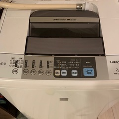 洗濯機（縦型）　HITACHI 7kg