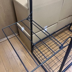 1/29まで！ハンガーラック  幅90cm ブラックの画像