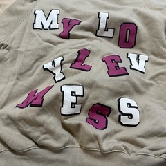 最終価格！SPIRALGIRL トレーナー フリーサイズの画像