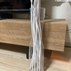 透明の大型花瓶の画像