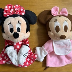 ミニー　ベビーミニー　パペットセット