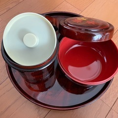 昭和お茶の間 茶菓子入れ お茶の葉入れ 回転テーブルの画像