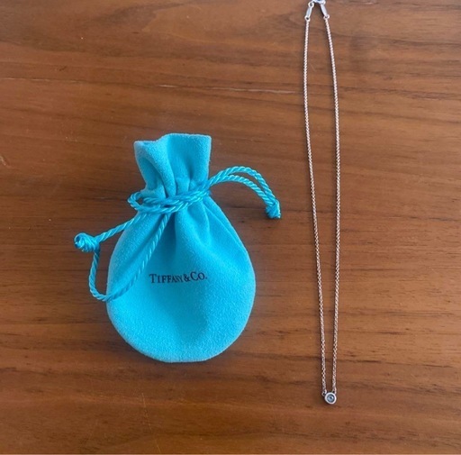 ティファニー カラーバイザヤードアクアマリンペンダント