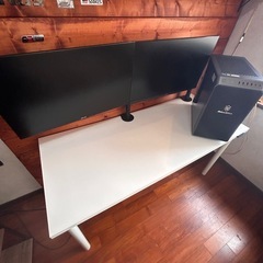 ゲーミングPC 27インチモニター2つ付き