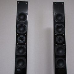 ★ ３日・４日引き取り限定 ★　DENON トールスピーカー SC-T7L2 ２本 センタースピーカー SC-C55SG 動作確認済 中古　☆の画像