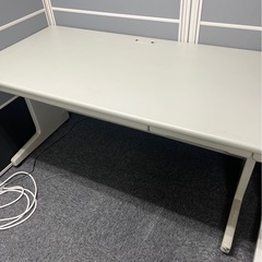 プラス スチールOAデスク 幅140cm 事務机 フラットライン...