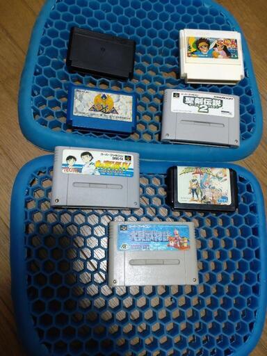 イース大貝獣物語シャイニングフォースIIキャプテン翼4他　ファミコン、スーパーファミコン専用ソフト