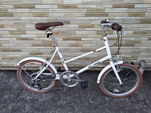 中古自転車 6段変速 425MM ミニベロ軽整備済み 防犯登録対応 町田市 相模原市 MM566