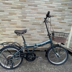 中古自転車 6段変速 20インチ LEDオートライト 軽整備済み...