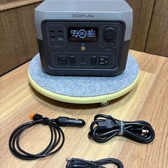 ☆　【美品】　EcoFlow　RIVER　2　Max　エコフロー　リバー　ツー　マックス　ポータブル電源　512Wh　※　アウトドア　災害　防災　☆　