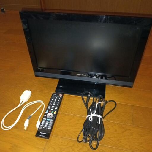 価格応談　値下げ　地上デジタル、BS.CSデジタル、ハードディスク録画(別売り品)19インチテレビ