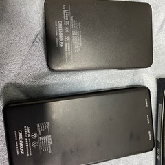 ジャンク　グリーンハウス　 モバイルバッテリー　10000mAh 2個の画像