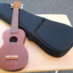 ☆FAMOUS FS-1G ECOSERIES ウクレレ◆ケース付き