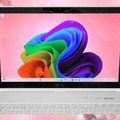 【安心・安全・3年間無料保証】富士通 FMV 薄型 タッチパネル 新品SSD512GB＆HDD750GB Webカメラ Bluetooth搭載 オフィス2021の画像