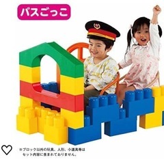 ピープル 大きいブロック 知育玩具 ブロック 2セットの画像