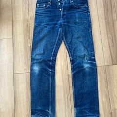 デニム スリムテーパード 5ポケット パンツ