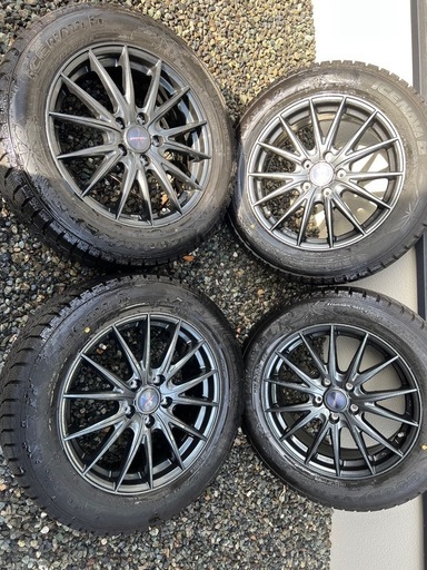 WEDS VELVA SPORT2 17インチ 5H114.3 7J+53 4本 スタッドレスタイヤ付