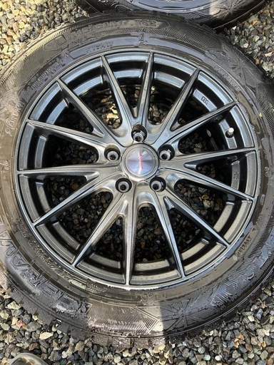 WEDS VELVA SPORT2 17インチ 5H114.3 7J+53 4本 スタッドレスタイヤ付