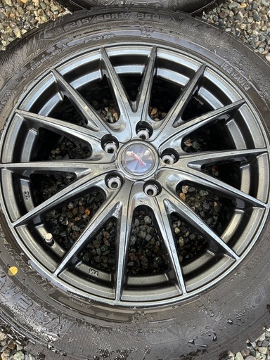 WEDS VELVA SPORT2 17インチ 5H114.3 7J+53 4本 スタッドレスタイヤ付