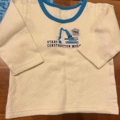 中古　子供肌着　サイズ80 2枚の画像