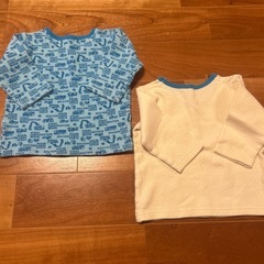中古　子供肌着　サイズ80 2枚の画像