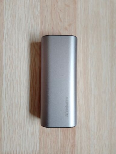 モバイルバッテリー リチウムイオン電池 Verbatim 5V 5200mAh