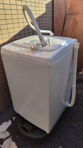 世田谷区近辺配送可能　無印良品 4,,2㎏　全自動洗濯機 M-W42D　2008年製　1人単身用 ホワイト シンプル　コンパクト