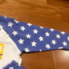 中古　Hot Biscuits ベビーパジャマ 星柄　サイズ80の画像