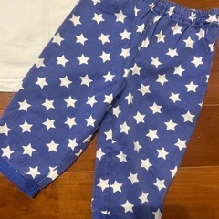 中古　Hot Biscuits ベビーパジャマ 星柄　サイズ80の画像