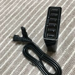 60W 6ポート USB急速充電器 ACアダプタ AI Powe...