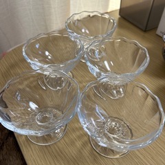 ガラス製　器5個セット
