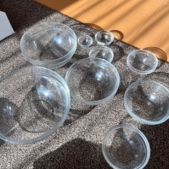 ガラスボールセットの画像