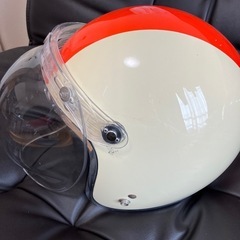 ヘルメット　バイク用　シールド付き