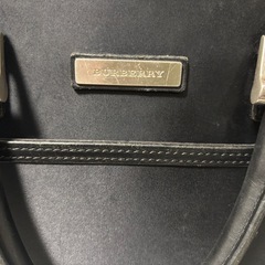 BURBERRY ロンドン　黒 合成皮革 ビジネスバッグの画像