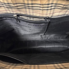 BURBERRY ロンドン　黒 合成皮革 ビジネスバッグの画像