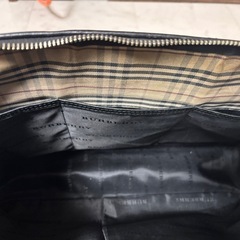 BURBERRY ロンドン　黒 合成皮革 ビジネスバッグの画像