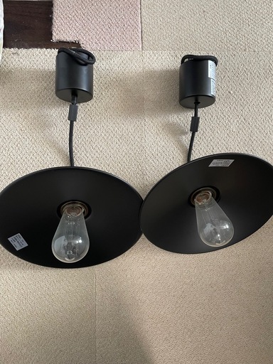 【引き取り限定】照明器具2個セット