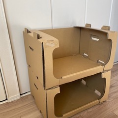 大阪市東淀川区  
アスクル　レンゴー スタッキング収納箱 ダンボール 大　の画像