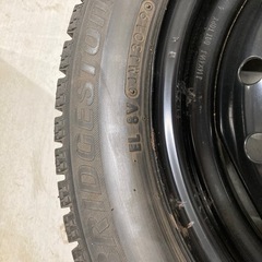 スタッドレスタイヤ　4本　155/65R14の画像