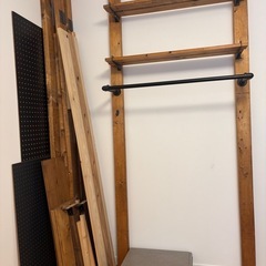 DIY ハンガーラック　ラブリコ　アイアン　2×4 217cm